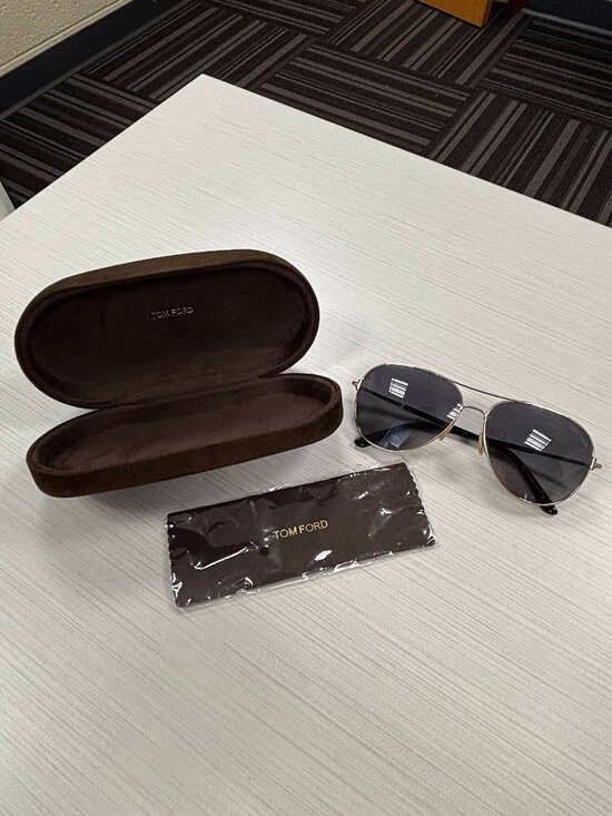 Tom Ford Clark 59 mm Polarized Sunglasses (Rose Gold/Smoke) main image 5